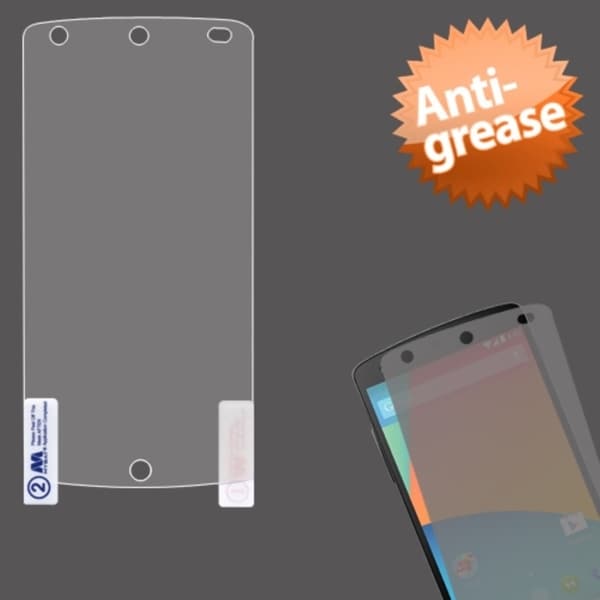 BasAcc Clear Matte Anti-grease Scratch Free Screen Protector for Google Nexus 5