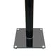 Mount-It! Premium Aluminum and Glass Speaker Stands for Home Theater Satellite Speakers and for Bookshelf Speakers