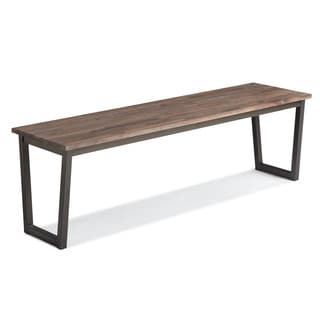 Great Prices Sunpan Large Distressed Walnut Porto Bench