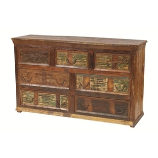 Beech 7 Drawer Chest