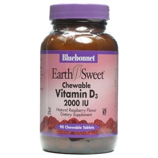 Bluebonnet EarthSweet Chewable Vitamin D3 (90 Chewable Tabs)-Image