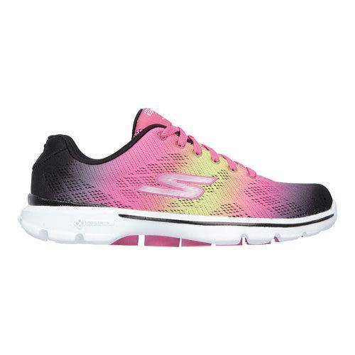 Women's Skechers GOwalk 3 Pulse Sneaker Black/Multi