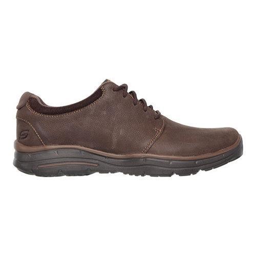 Men's Skechers Relaxed Fit Glides Erwin Oxford Chocolate