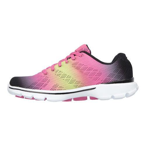 Women's Skechers GOwalk 3 Pulse Sneaker Black/Multi