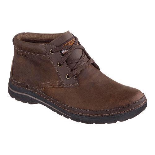 Skechers Men's Relaxed Fit Renton Boot Dark Brown