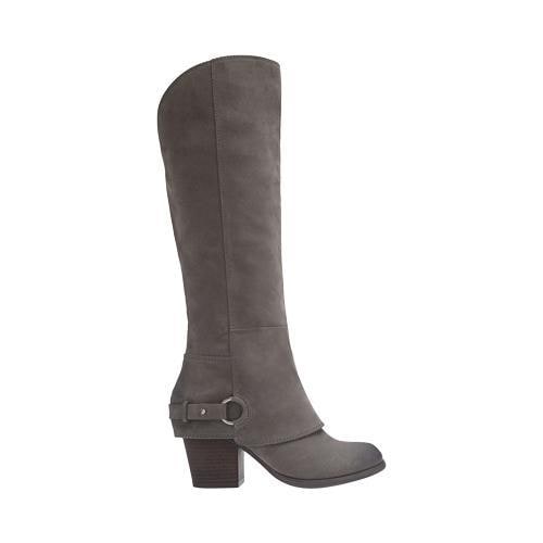 grey wide fit over the knee boots