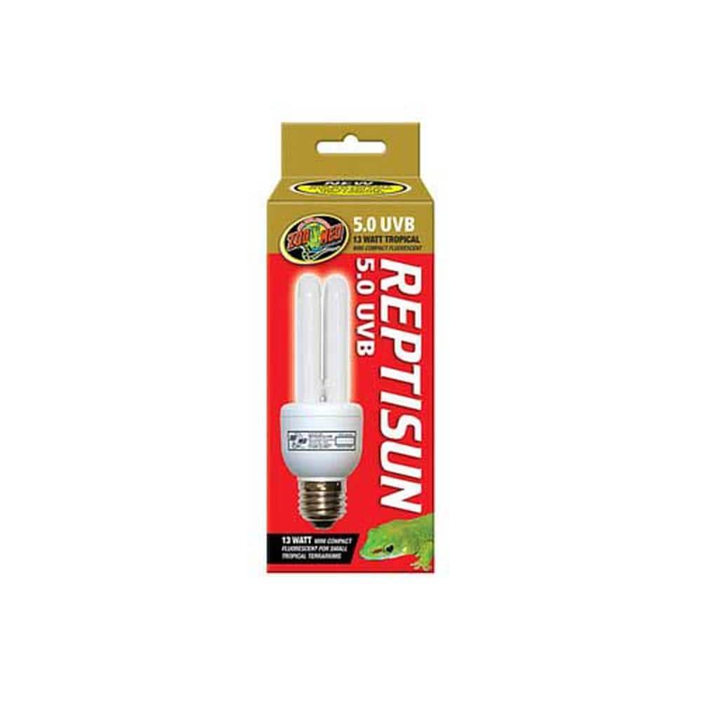 13 Watt Reptisun 5.0 Uvb Mini Compact Bulb
