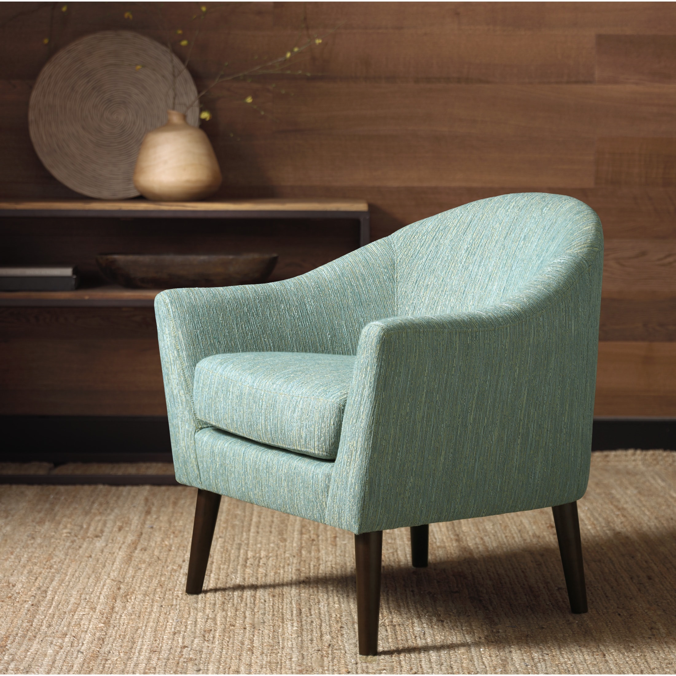 Grayson Teal Accent Chair Overstock Shopping Great Deals on Living