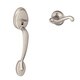 Schlage 'Plymouth' Satin Nickel Front Door Handleset