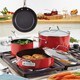 Circulon Genesis Aluminum Nonstick 12-piece Red Cookware Set