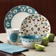 Rachael Ray Dinnerware Pendulum 16-piece Print Stoneware Dinnerware Set