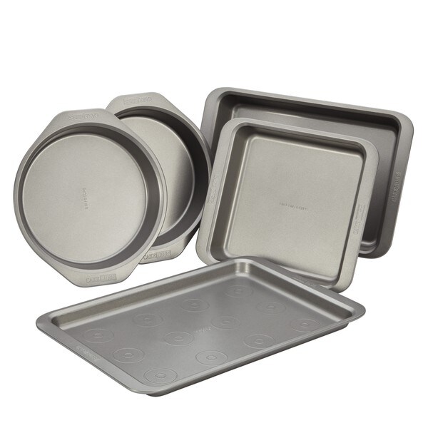 Cake Boss Basics Grey Nonstick Bakeware 5-piece Bakeware Set