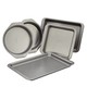 Cake Boss Basics Grey Nonstick Bakeware 5-piece Bakeware Set