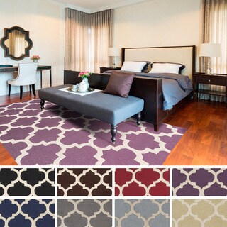 Hot Deal Artistic Weavers Hand-tufted Gape Moroccan Trellis Wool Area Rug (9' x 13')