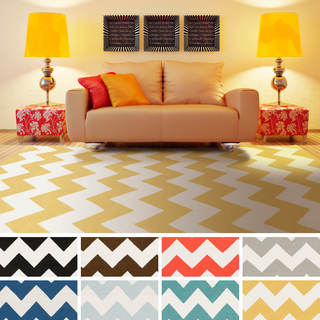 ===>  Artistic Weavers Hand-woven Turner Chevron Reverisble Flatweave Wool Area Rug (10' x 14')