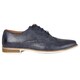 Boston Traveler Men's Topstitched Lace-up Oxfords