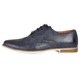 Boston Traveler Men's Topstitched Lace-up Oxfords