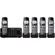 Panasonic KX-TGE245B DECT 6.0 1.90 GHz Cordless Phone - Black