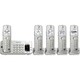 Panasonic KX-TGE275S DECT 6.0 1.90 GHz Cordless Phone - Silver