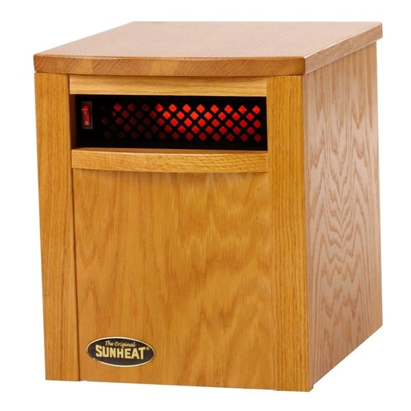Sunheat Golden Oak 750-watt Portable Infrared Heater