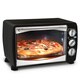 Multi-Functional Black Countertop Toaster Oven Broiler