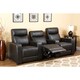 Abbyson Living Montgomery 3-piece Top Grain Leather Power Theatre Recliners
