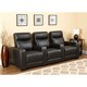 Abbyson Living Montgomery 3-piece Top Grain Leather Power Theatre Recliners