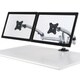 Mount-It! Dual Monitor Expandable Monitor Computer Desk Mount with Spring Arm Quick Release
