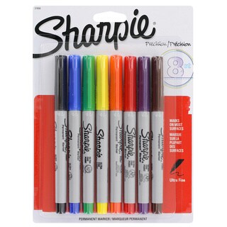 Sharpie Precision Ultra Fine Point Assorted Permanent Markers Pack Of