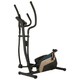 EXERPEUTIC 4000 Double Transmission Drive 18" Stride Elliptical with Magnetic Resistance and Heart Rate Control
