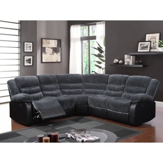 Compare Price 3-piece Champion Thunder Black Sectional