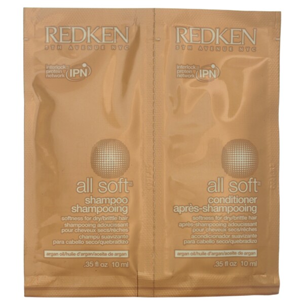 Redken All Soft 0.35-ounce Shampoo and Conditioner 