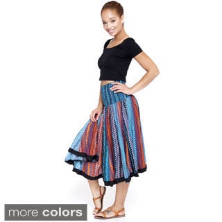 Women's Colorful Gypsy Skirt (Nepal)-Image