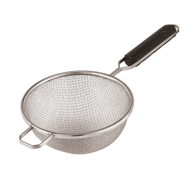 Paderno World Cuisine 12633-18 Stainless Steel Double Mesh Strainer