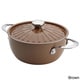 Rachael Ray Cucina Oven-To-Table Hard Enamel Nonstick 4-1/2-quart Covered Round Casserole