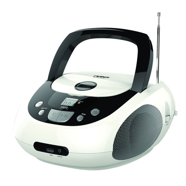 Naxa NPB-265 Portable Mini Boombox MP3/CD AM/FM Radio with Bluetooth