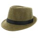 Faddism Olive Green Fedora Hat