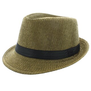 Faddism Olive Green Fedora Hat-Image