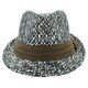 Faddism Men's Fashion Paper Straw Fedora Hat