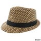 Faddism Men's Banded Fashion Fedora Hat