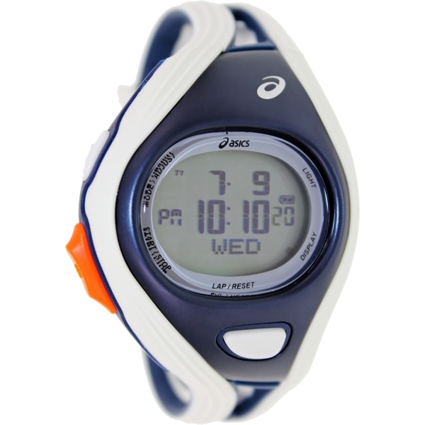 Asics Men's Challenge CQAR0303 Grey Polyurethane Quartz Watch with Digital Dial