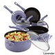 Farberware New Traditions Speckled Aluminum Nonstick 12-piece Cookware Set