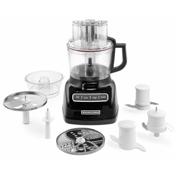 KitchenAid KFP0933OB Onyx Black 9-cup Food Processor with ExactSlice System