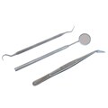 Defender Stainless Steel 3-piece Dental Instruments Set