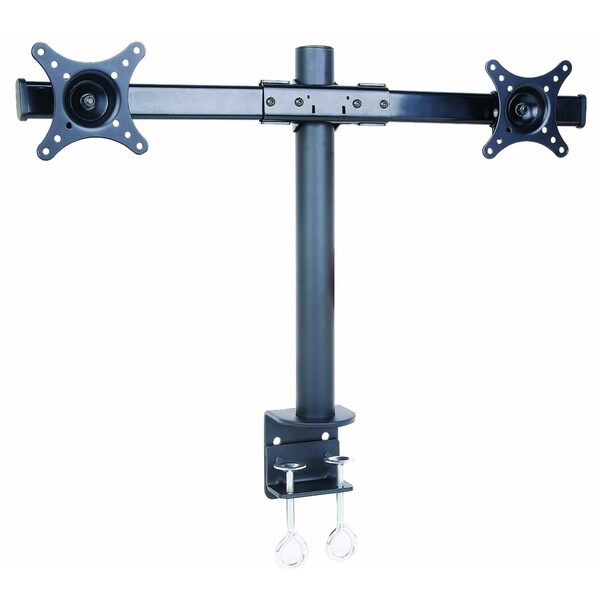 Mount-It! Dual Monitor Horizontal Desk Mount for up to 27-inch Monitors