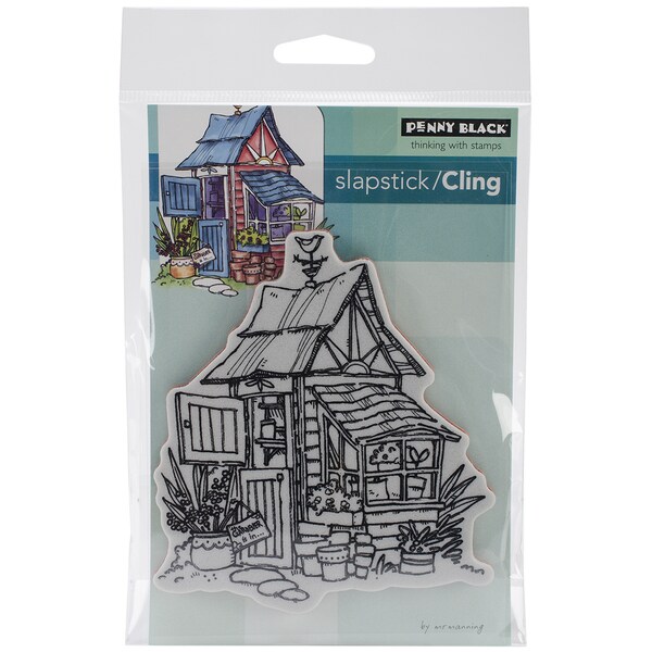 Penny Black Cling Rubber Stamp 4inX6in Sheet-Potters Shed