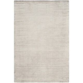 Now Sale Safavieh Hand-woven Mirage Graphite Banana Silk Rug (6' x 9')