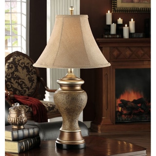 Low Price Antique Brown/ Gold Table Lamp (Set of 2)