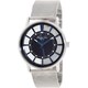Kenneth Cole Men's KC9207 Silvertone Stainless Steel Quartz Watch with Blue Dial