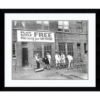 @@@ >  'Free Golf' Framed Art Print 37 x 31-inch